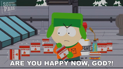 Are You Happy Now God Kyle Broflovski GIF - Are You Happy Now God Kyle Broflovski South Park GIFs