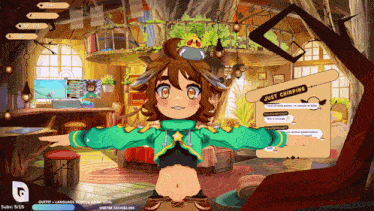 a screenshot of a game that says just chipping on the top