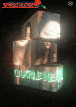 a picture of a woman with the name charlene written on it