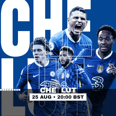 a poster for a soccer game that takes place on aug 25th at 20:00 bst