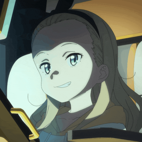 a close up of a girl 's face with a headband on