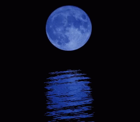 Full Moon Goodnight GIF - Full Moon Goodnight Solemn GIFs