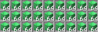 a grid of green blocks with the numbers 64 64 64 64 64 64 64 64 64 64 64 64 64 64 64 64 64 64 64 64 64 64