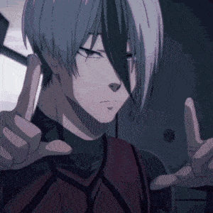 a close up of a person making a peace sign with their fingers