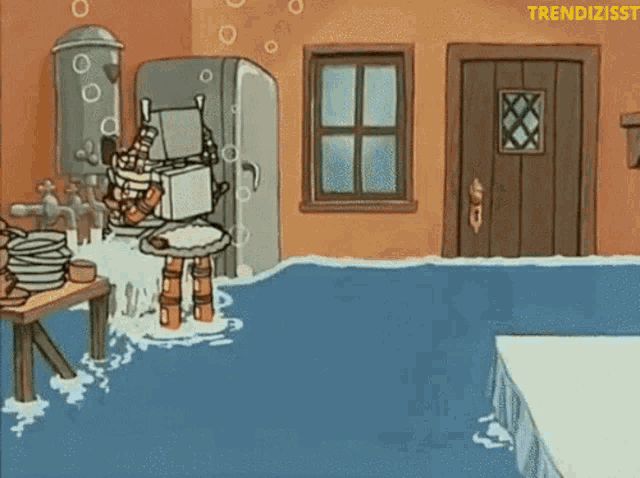 Wash Dishes Chores GIF - Wash Dishes Chores Doctor Snuggles GIFs