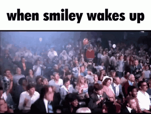 When Smiley Wakes Up Walnut Cookie GIF - When Smiley Wakes Up Walnut Cookie Roguefort Cookie GIFs