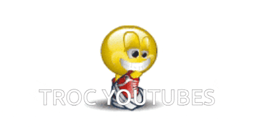 a yellow smiley face with the words troc youtubes written below it