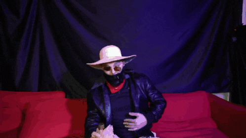 a man wearing a hat and sunglasses says yeehaww !!