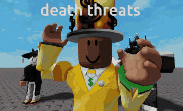 Death Threats Meme Roblox GIF - Death Threats Meme Roblox GIFs