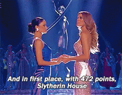 Miss Universe Harry Potter GIF - Miss Universe Harry Potter Slytherin GIFs