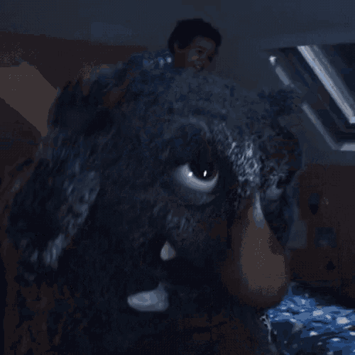 a picture of a stuffed animal with the words friday feeling above it