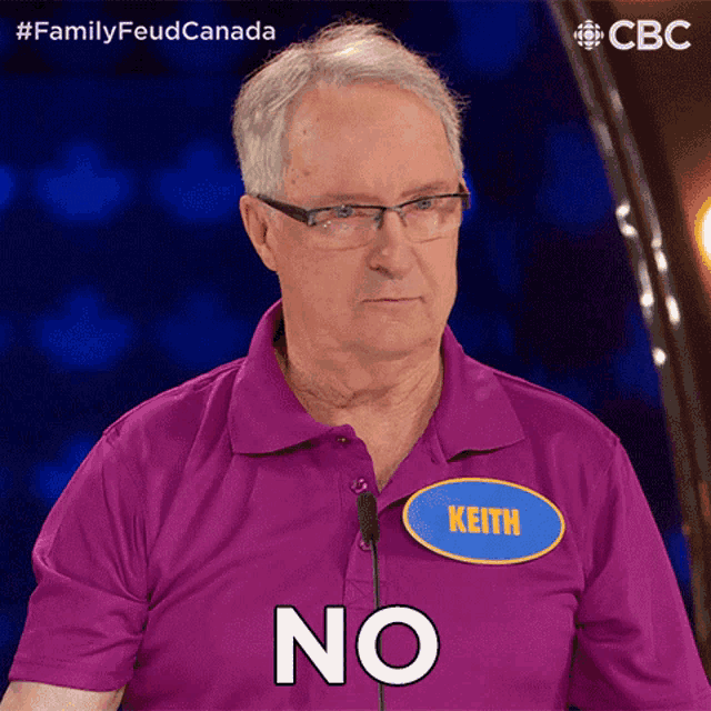 No Keith GIF - No Keith Family Feud Canada GIFs
