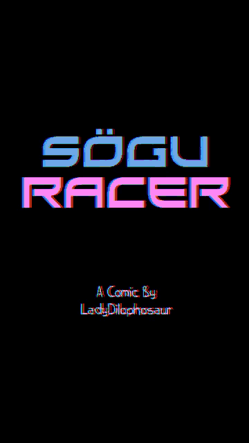 a black background with the words sogu racer