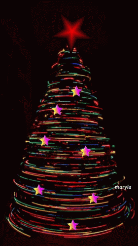 Christmas Tree Stars GIF - Christmas Tree Stars Holiday GIFs