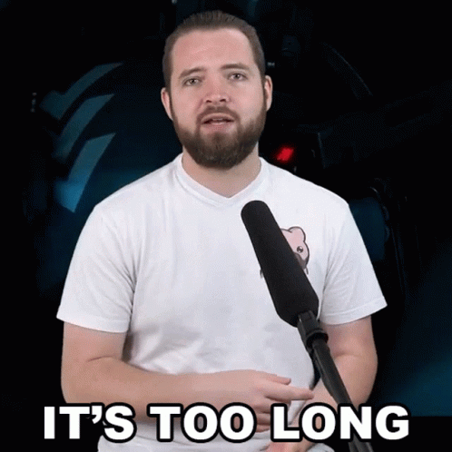 Its Too Long Bricky GIF - Its Too Long Bricky Very Long GIFs