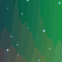 a pixel art of a person with purple hair