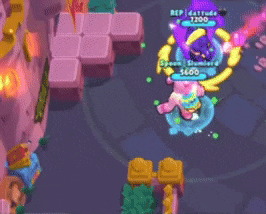 a screenshot of a video game with a person named speedy