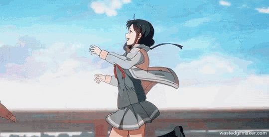Beyond The Boundary Wasted GIF - Beyond The Boundary Wasted Friends Forever GIFs