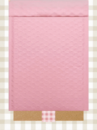 a pink thank you card with a picture of a girl and a stamp from zazzle.com