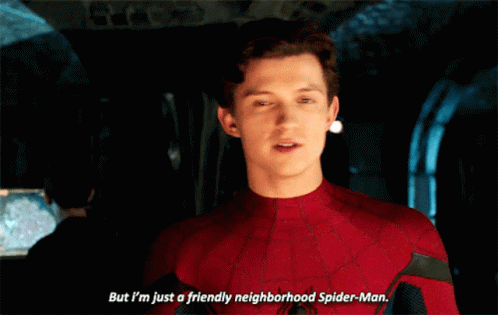 Im Just Friendly Spider Man GIF - Im Just Friendly Spider Man Tom Holland GIFs