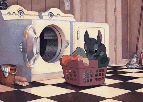Lilo And Stitch Laundry GIF - Lilo And Stitch Laundry GIFs
