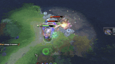 a screenshot of a video game with the number 54 on the bottom