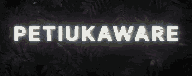 a black background with white text that says ' petra awake '