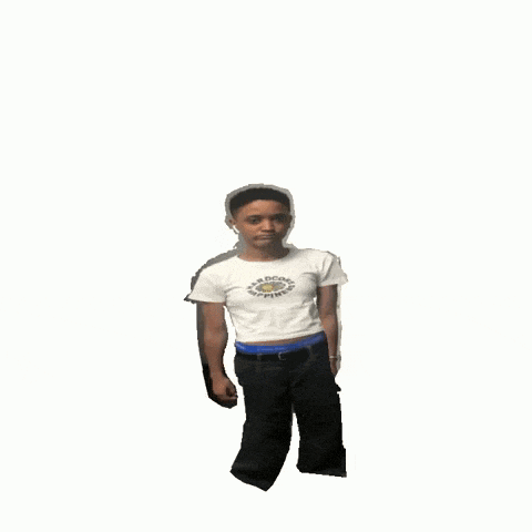 a person wearing a crop top that says mcdonald 's