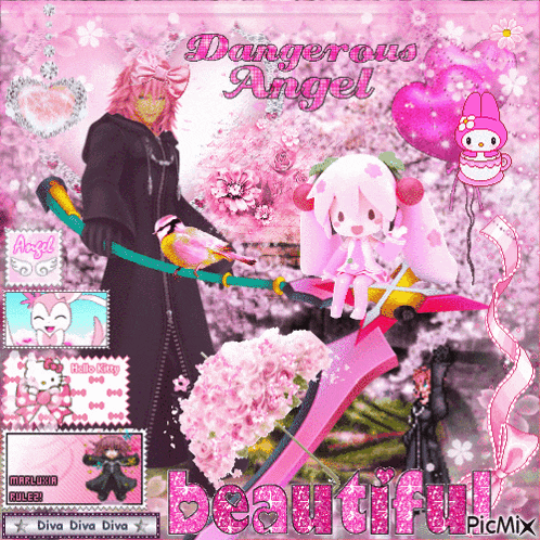 a picture of a girl with a bow and arrow and the words dangerous angel beautiful
