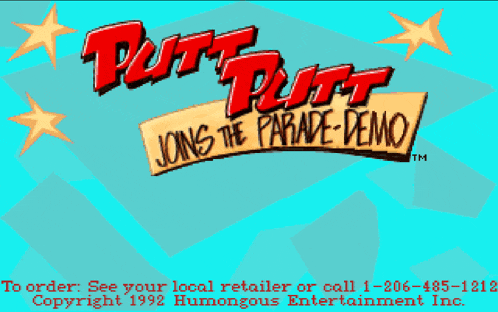 a screen shot of a video game called putt putt