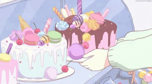 Anime Food GIF - Anime Food Cake GIFs