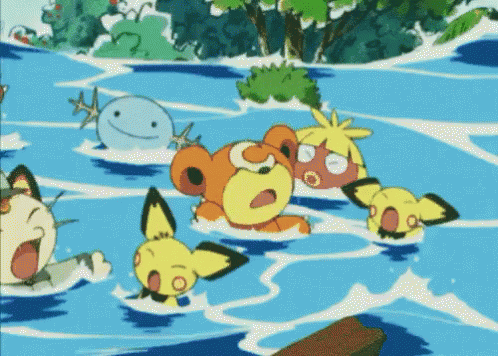 That Smile GIF - Drowning Pokemon Smile GIFs