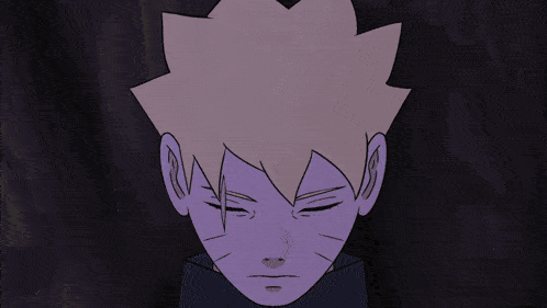 a group of anime characters are standing together and one of them is wearing a red shirt that says uchiha