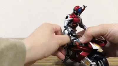 おもちゃ　仮面ライダーカブト 天道 総司 GIF - Kamen Rider Kabuto Motorcycle Toy GIFs