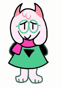 a cartoon of a sheep wearing glasses and a scarf .