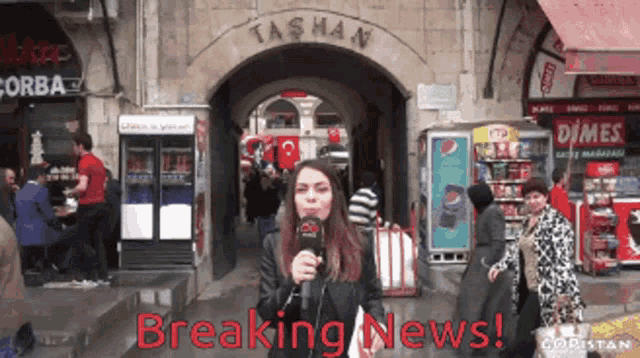 Reporter Breaking News GIF