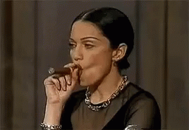 Mood Madonna GIF - Mood Madonna Cigar GIFs