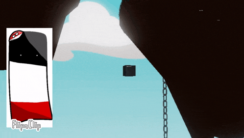 a clip of a cartoon with the words flipa clip on the bottom right