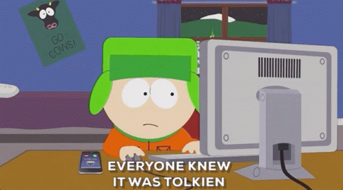 Everyone Knew It Was Tolkien Kyle Broflovski GIF - Everyone Knew It Was Tolkien Kyle Broflovski South Park GIFs