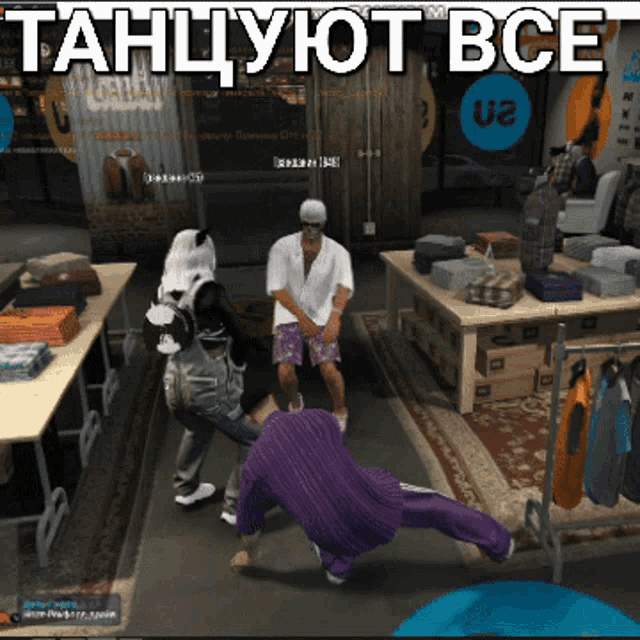 a man in a purple suit is doing a handstand in front of a sign that says " u2 "