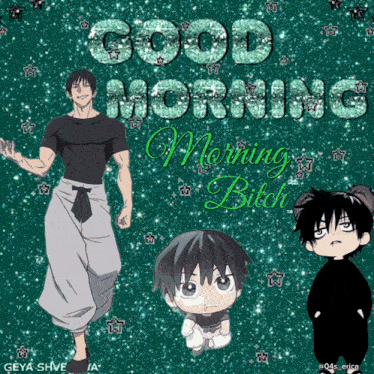 a greeting card that says good morning morning bitch on it