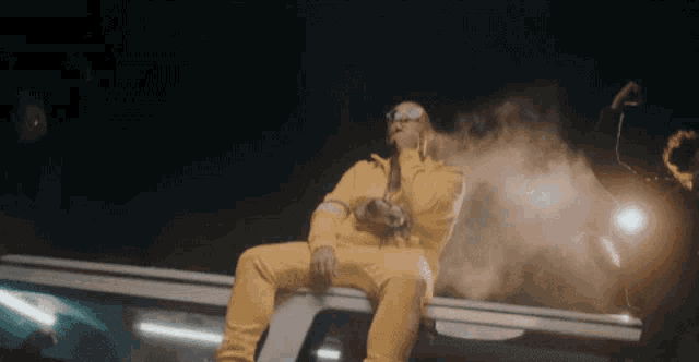 Smoking Belly GIF