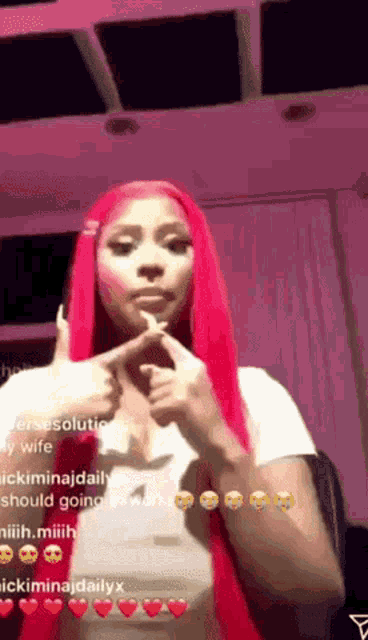 Nicki Minaj Red Hair GIF - Nicki Minaj Red Hair GIFs