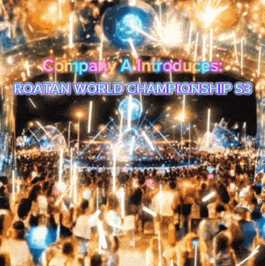 an advertisement for the roatan world championships