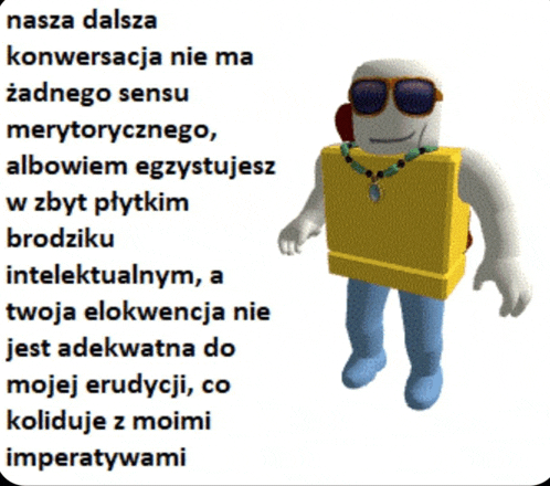 a cartoon character wearing sunglasses and a yellow shirt with a necklace