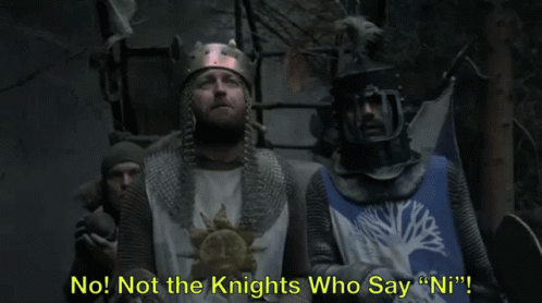Knights Who GIF - Knights Who Say GIFs