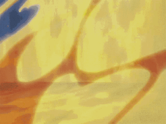 a computer generated image of a fire with a black line in the middle of it