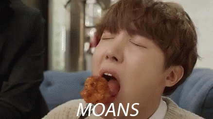 Moans Moaning GIF - Moan Food Yummy GIFs
