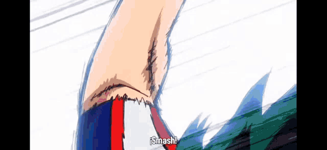 a close up of a person 's arm with the words " smash " written on it
