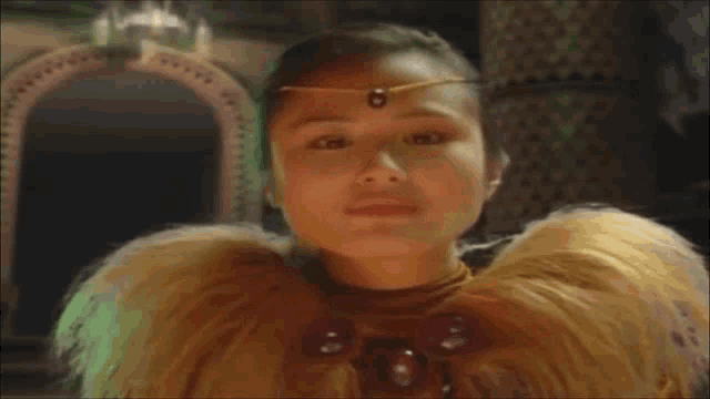 a woman in a fur coat is talking and saying `` that is the directive '' .